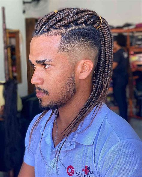 box braids men|106 Box Braids Hairstyles for Men to Try in 2022